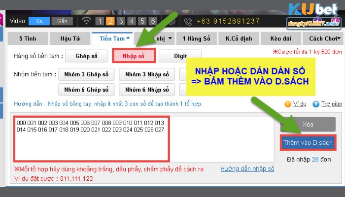 Hình thức cược ba số khi chơi lotobet mà anh em nên biết